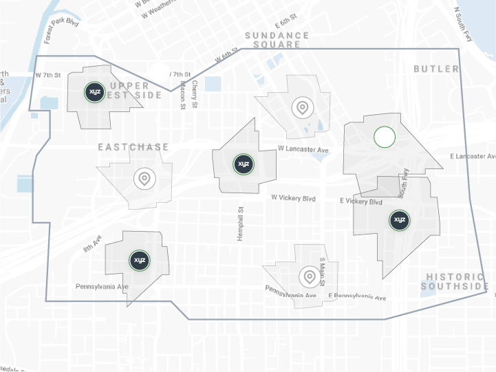 Existing Sites Map